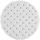 Anakin Upholstered Vinyl Ottoman