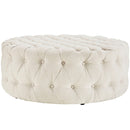 Anakin Upholstered Fabric Ottoman