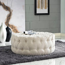 Anakin Upholstered Fabric Ottoman