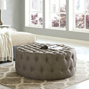 Anakin Upholstered Fabric Ottoman