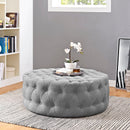 Anakin Upholstered Fabric Ottoman