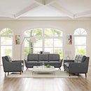 Valentina Living Room Set Upholstered Fabric Set of 3