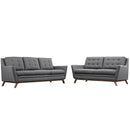 Valentina Living Room Set Upholstered Fabric Set of 2