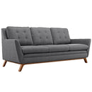 Valentina Living Room Set Upholstered Fabric Set of 2
