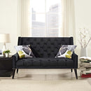 Theo Performance Velvet Loveseat