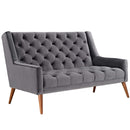 Theo Performance Velvet Loveseat