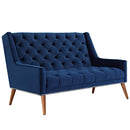 Theo Performance Velvet Loveseat