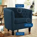 Jamal Upholstered Fabric Armchair