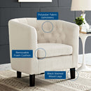 Jamal Upholstered Fabric Armchair