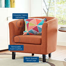 Jamal Upholstered Fabric Armchair
