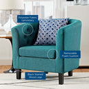 Jamal Upholstered Fabric Armchair
