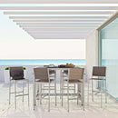 Avalynn 7 Piece Outdoor Patio Aluminum Dining Set