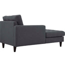 Alaric Left-Arm Upholstered Fabric Chaise