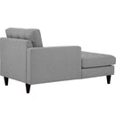 Alaric Left-Arm Upholstered Fabric Chaise