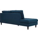 Alaric Upholstered Fabric Left Facing Bumper
