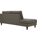 Alaric Upholstered Fabric Left Facing Bumper