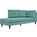 Avyaan Tufted Cube Performance Velvet Ottoman