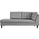 Alaric Upholstered Fabric Left Facing Bumper