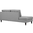 Alaric Upholstered Fabric Left Facing Bumper