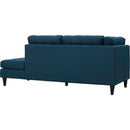 Alaric Upholstered Fabric Right Facing Bumper