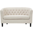 Jamal Upholstered Fabric Loveseat