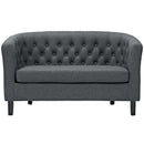 Jamal Upholstered Fabric Loveseat