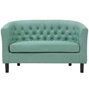 Jamal Upholstered Fabric Loveseat