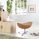 Aleena Leather Ottoman