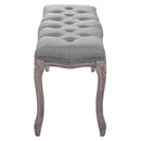 Alan Vintage French Upholstered Fabric Bench