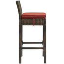 Maisie Outdoor Patio Wicker Rattan Bar Stool