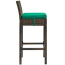 Maisie Outdoor Patio Wicker Rattan Bar Stool