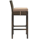 Maisie Outdoor Patio Wicker Rattan Bar Stool