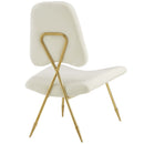 Iker Performance Velvet Lounge Chair