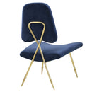 Iker Performance Velvet Lounge Chair