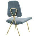 Iker Performance Velvet Lounge Chair