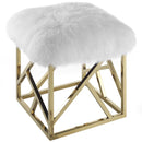 Kaden Sheepskin Ottoman