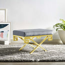Kelsey Velvet Performance Velvet Bench
