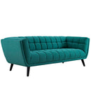 Atharv 3 Piece Upholstered Fabric Sofa Loveseat and Armchair Set
