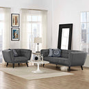 Atharv 2 Piece Upholstered Fabric Sofa and Armchair Set