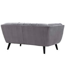 Atharv 2 Piece Performance Velvet Sofa and Loveseat Set