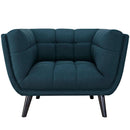 Atharv 2 Piece Upholstered Fabric Armchair Set