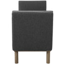 Avyaan Tufted Button Upholstered Fabric Accent Bench