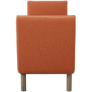 Avyaan Tufted Button Upholstered Fabric Accent Bench