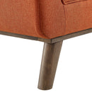Avyaan Tufted Button Upholstered Fabric Accent Bench