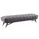 Malayah Performance Velvet Bench