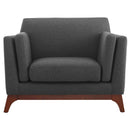 Tobias Upholstered Fabric Armchair