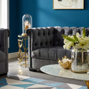 Sylvie Performance Velvet Sofa