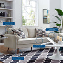 Dominik Upholstered Fabric Sofa