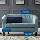 Jamal Channel Tufted Performance Velvet Loveseat
