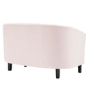 Jamal Channel Tufted Performance Velvet Loveseat